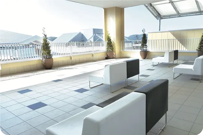 バルコニーの景色